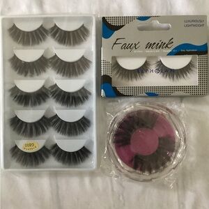 LASHES -Faux Mink & Mixed Lashes - Black
